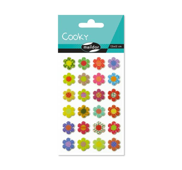 Cooky, Sach 1 pl 7,5x12cm, Fleurs