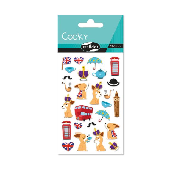 Cooky, Sach 1 pl 7,5x12cm, Londres