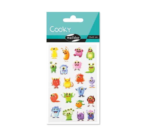 Cooky, Sach 1 pl 7,5x12cm, Monstres 2