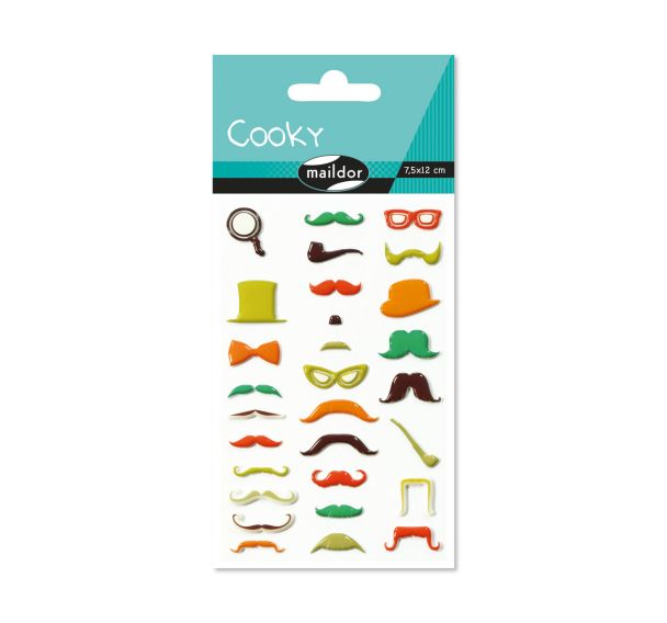 Cooky, Sach 1 pl 7,5x12cm, Moustaches