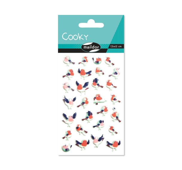 Cooky, Sach 1 pl 7,5x12cm, Oiseaux