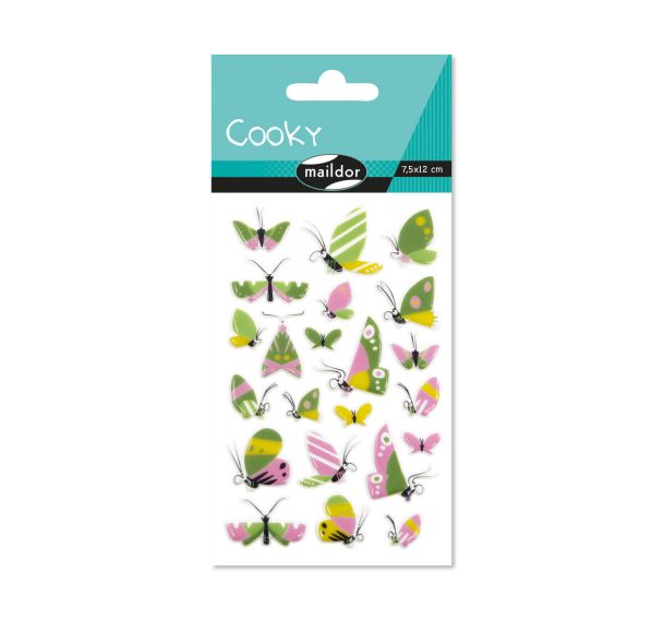 Cooky, Sach 1 pl 7,5x12cm, Papillons