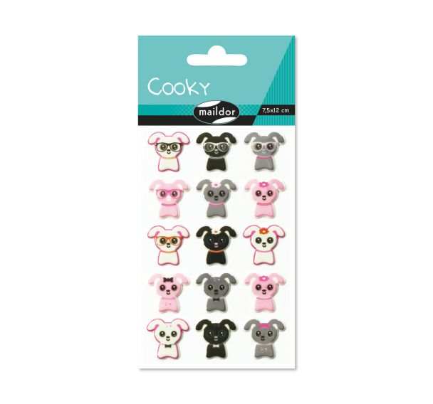 Cooky, Sach 1 pl 7,5x12cm, Petits chiens