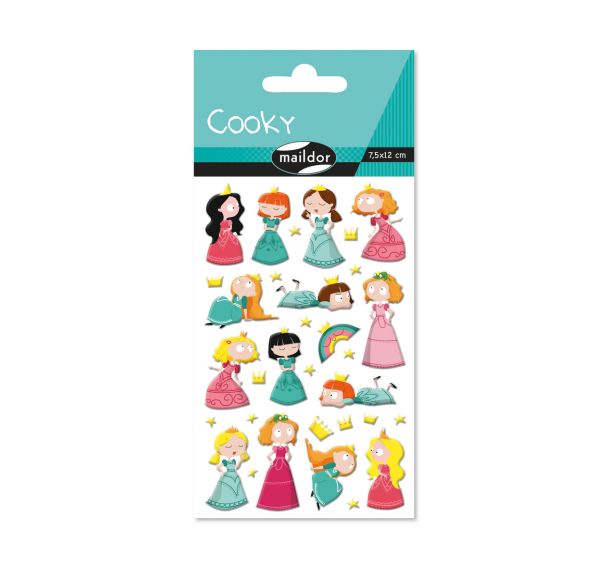 Cooky, Sach 1 pl 7,5x12cm, Princesses