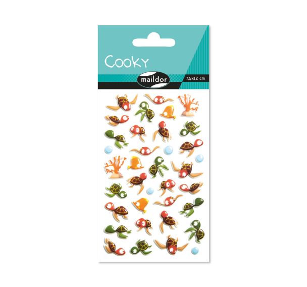 Cooky, Sach 1 pl 7,5x12cm, Tortues de mer