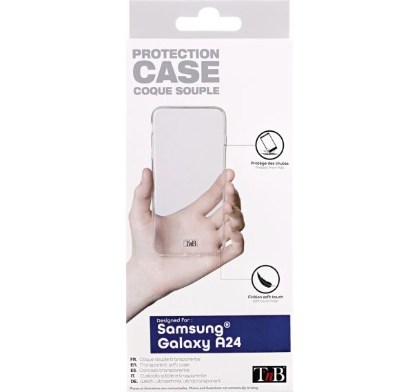 Coque souple transparente pour Samsung Galaxy A24