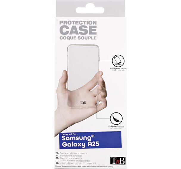 Coque souple transparente pour Samsung Galaxy A25