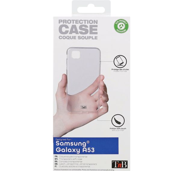 Coque souple transparente pour Samsung Galaxy A53