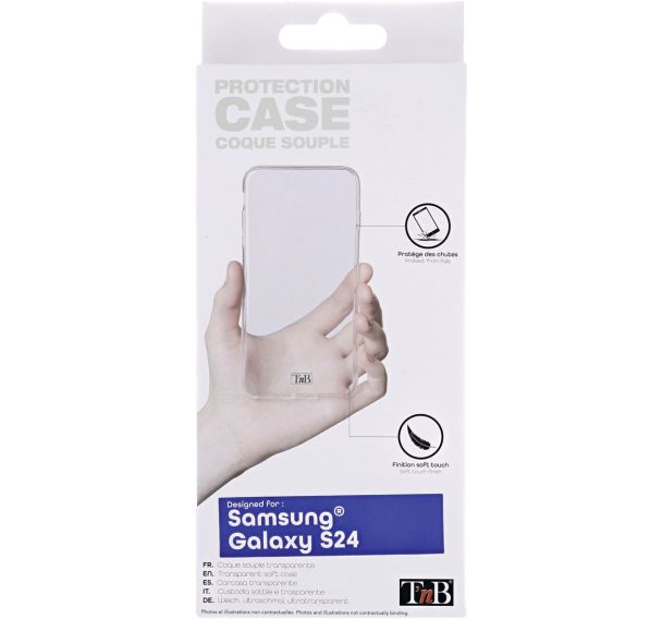 Coque souple transparente pour Samsung Galaxy S24