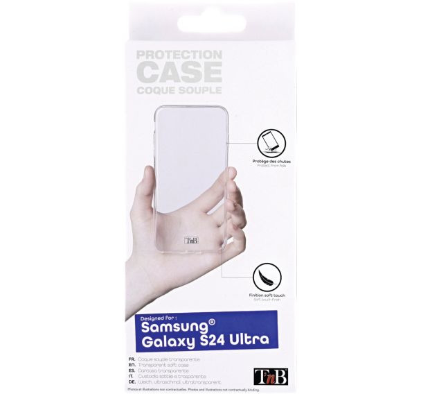 Coque souple transparente pour Samsung Galaxy S24 Ultra