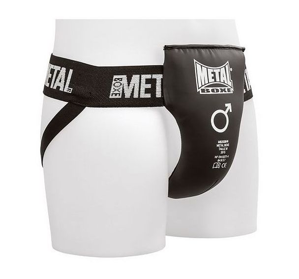 Coquille Protection Homme Semi-Pro Metal Boxe