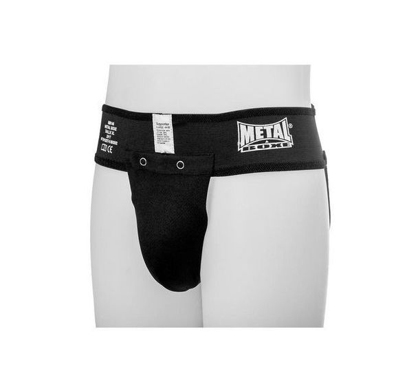 Coquille Slip Métal Boxe Noir