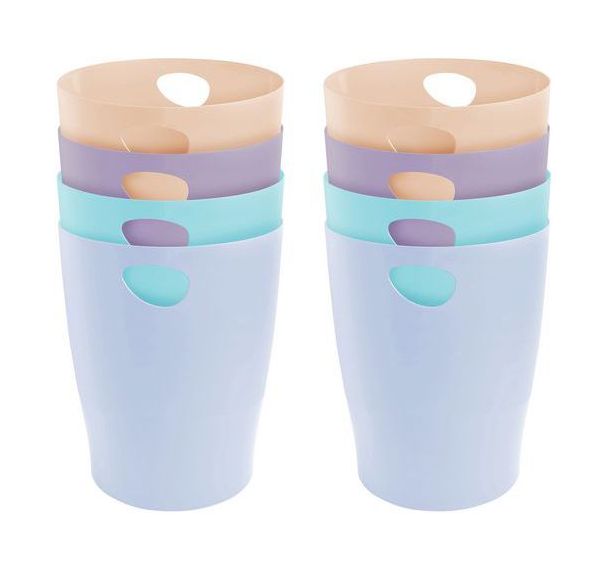 Corbeille-à-papier Ecobin Aquarel couleurs assorties