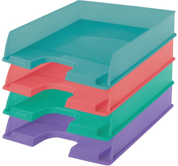 Corbeille à courrier Colour'Breeze - pack de 10 - Esselte