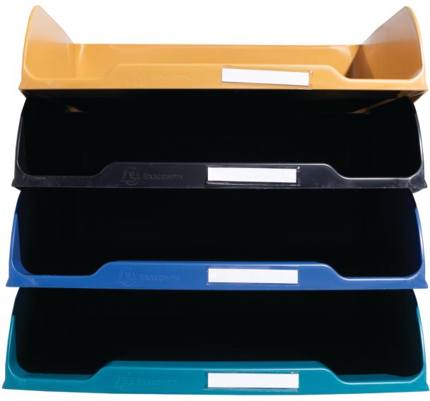 Corbeille à courrier Combo Styli Neo Deco - Lot de 4 - Exacompta