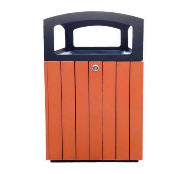 Corbeille à papier Flora - 70 L - Orange