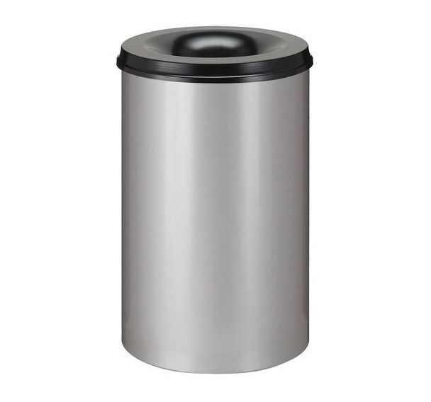 Corbeille à papier anti-feu V-Part 15 ltr aluminium