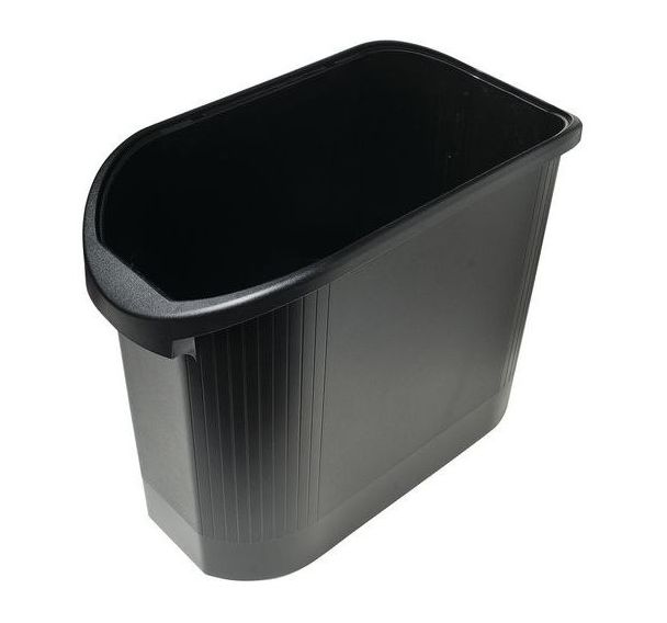 Corbeille à papier papier modern'line noir