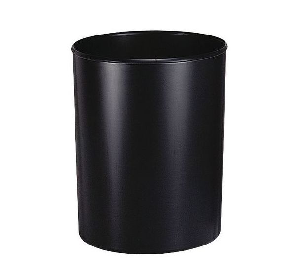 Corbeille à papier résistant au feu (avec bac) 13L noir