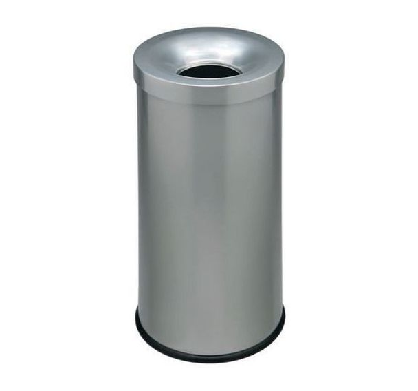 Corbeille anti-feu Cocorito - Argent - 50 L