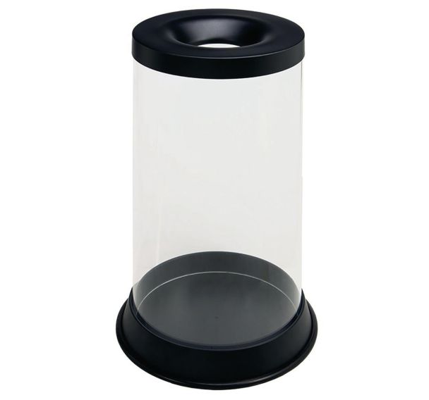 Corbeille anti-feu transparent 80 L ou 110 L