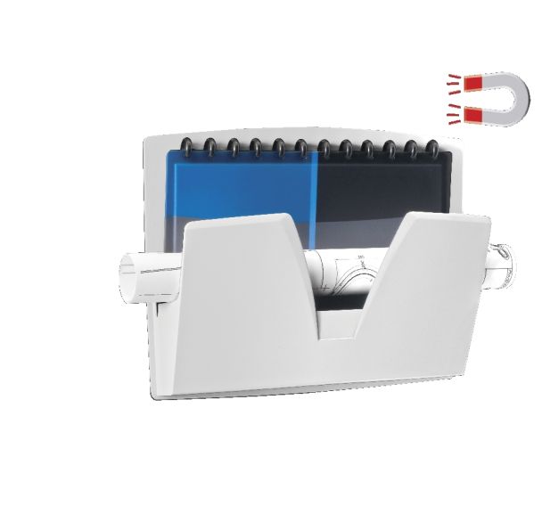 Corbeille murale magnétique - Pour format :24 x 32 cm - Gris clair