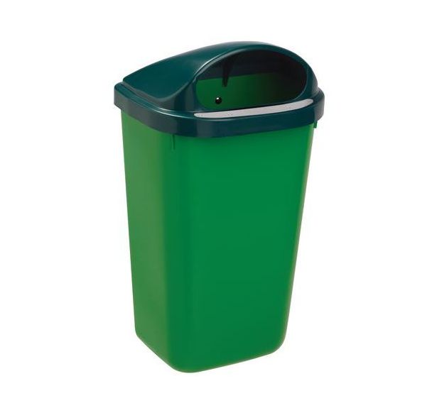 Corbeille murale pour déjections canines - 50 L vert