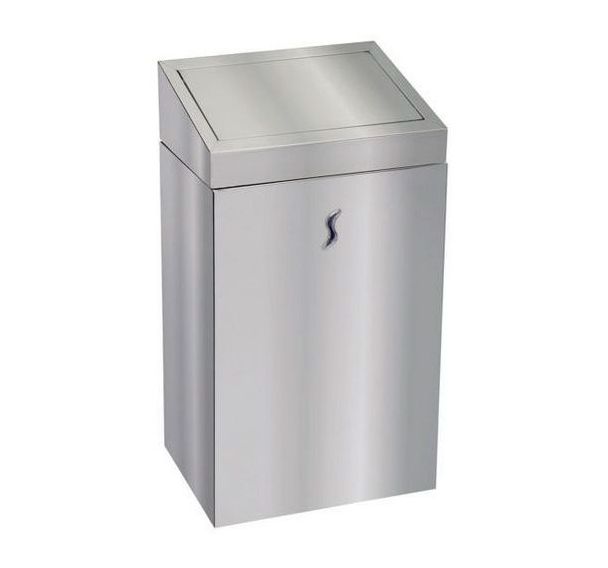 Corbeille push Inox AISI 304 - 25 L