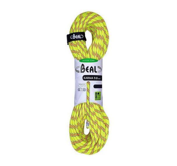 Corde Escalade Beal Karma diamètre 9, 8mm Jaune