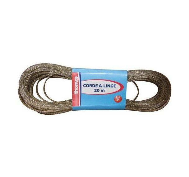 Corde à linge en acier plastifié