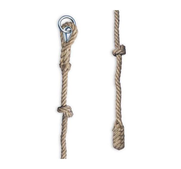 Corde à noeuds diamètre 22mm longueur 5m - Godet