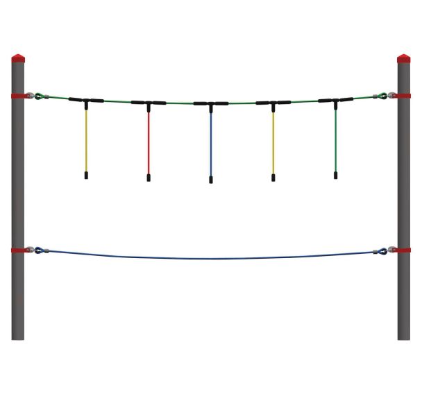 Corde d équilibre - sans poteaux