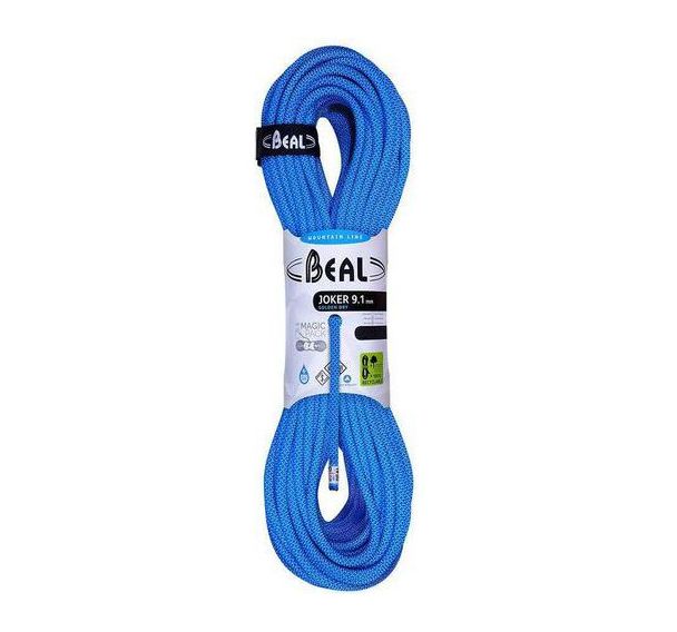 Corde d'escalade Beal Joker diamètre 9, 1mm Bleu