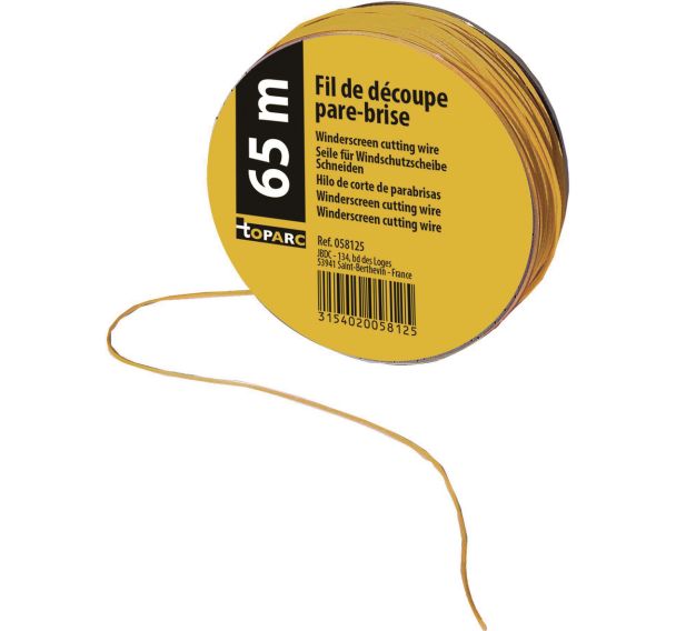 Corde de découpe pare-brise en polyéthylène de 65 m