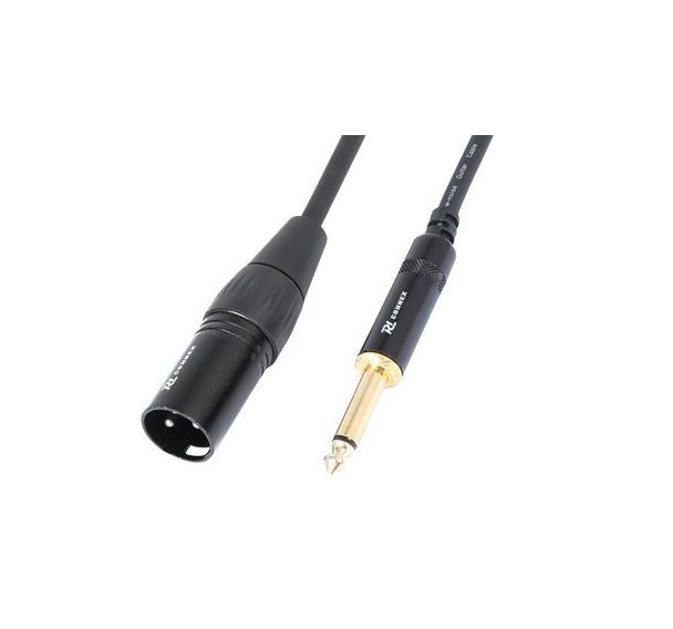 Cordon XLR Mâle - 6,3M Jack Mâle