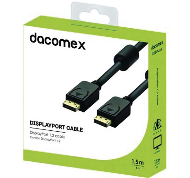 Câble DisplayPort 1.2 - 1,5 m DACOMEX