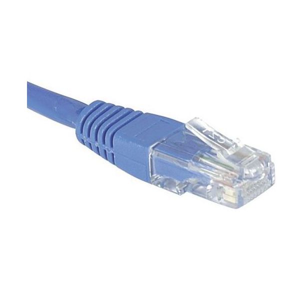 Cordon RJ45 Budget catégorie 5e U/UTP bleu - 10 m