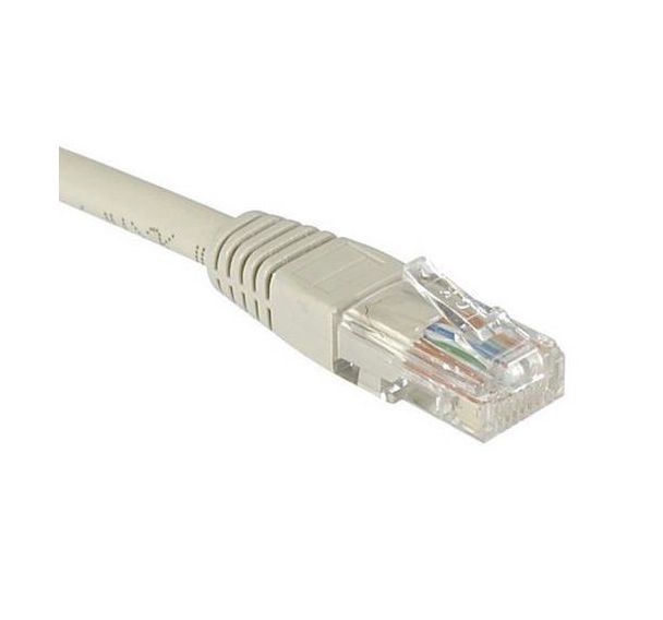 Cordon RJ45 Budget catégorie 5e U/UTP gris - 15 m