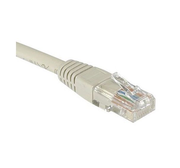 Cordon RJ45 Budget catégorie 5e U/UTP gris - 3 m