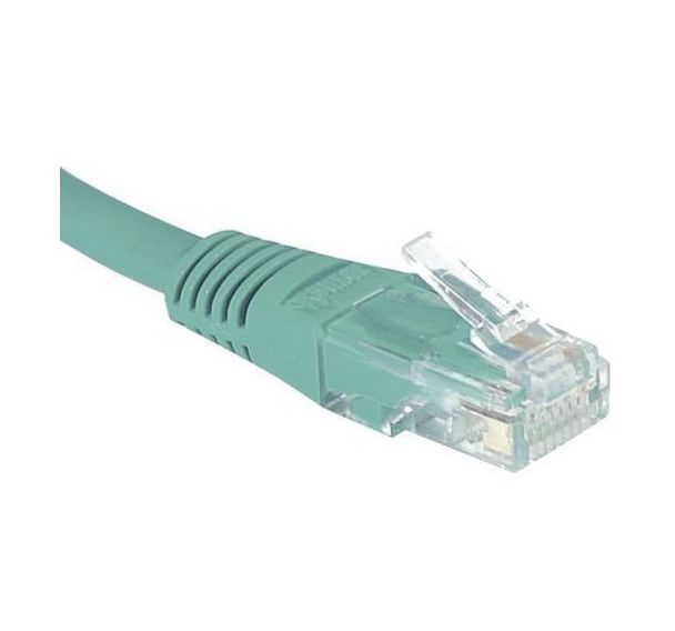 Cordon RJ45 Budget catégorie 5e U/UTP vert - 1 m