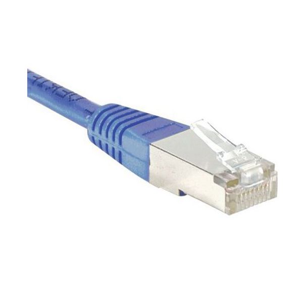 Cordon RJ45 Budget catégorie 6 F/UTP bleu - 50 m