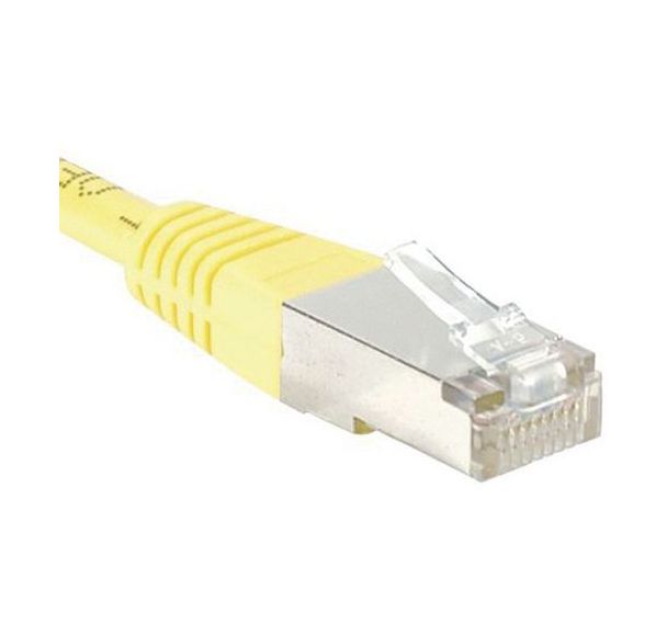 Cordon RJ45 Budget catégorie 6 F/UTP jaune - 20 m