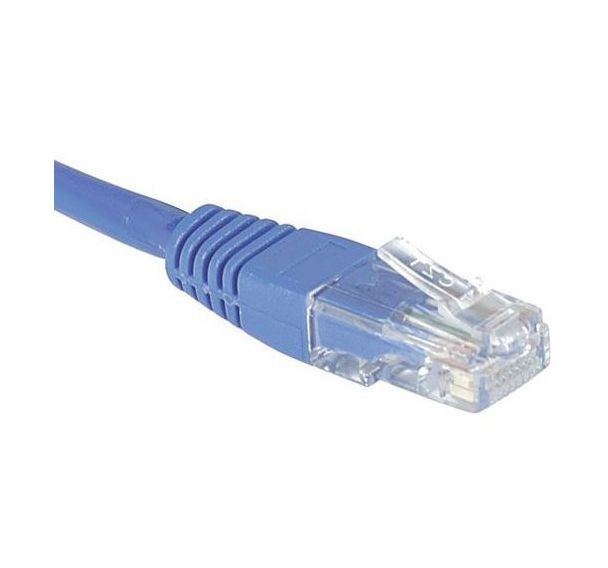 Cordon RJ45 Budget catégorie 6 U/UTP bleu - 3 m