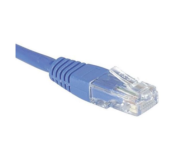Cordon RJ45 Budget catégorie 6 U/UTP bleu - 5 m