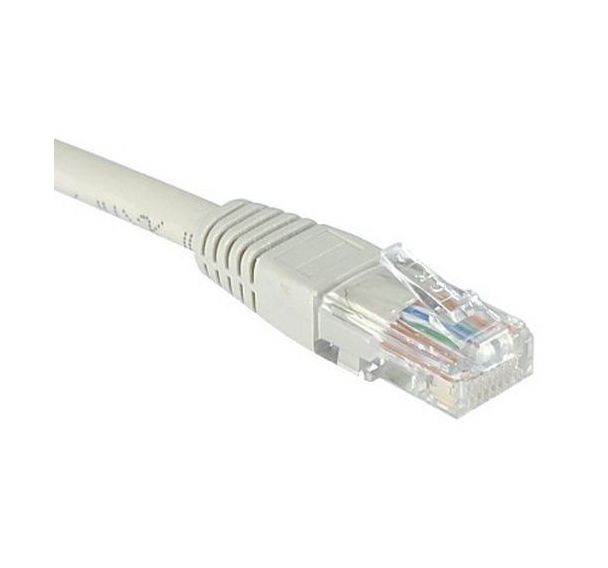 Cordon RJ45 Budget catégorie 6 U/UTP gris - 10 m