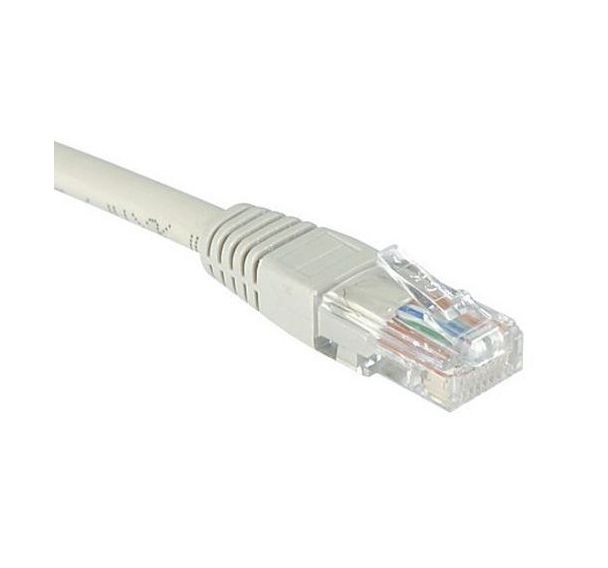 Cordon RJ45 Budget catégorie 6 U/UTP gris - 1 m