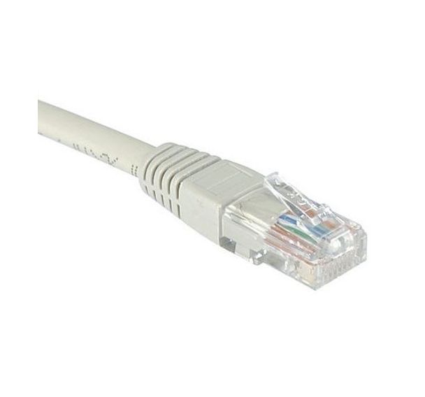 Cordon RJ45 Budget catégorie 6 U/UTP gris - 2 m