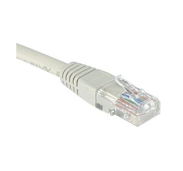Cordon RJ45 Budget catégorie 6 U/UTP gris - 5 m