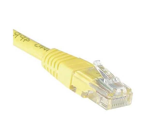 Cordon RJ45 Budget catégorie 6 U/UTP jaune - 3 m