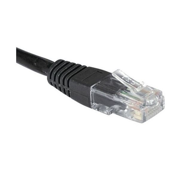 Cordon RJ45 Budget catégorie 6 U/UTP noir - 10 m